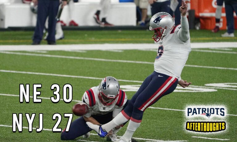 Week 8: Patriots 30 – Jets 27