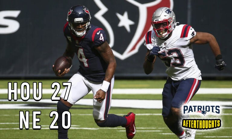 Week 10: Texans 27 – Patriots 20
