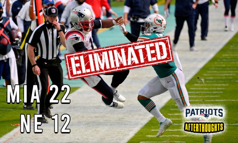 Week 14: Dolphins 22 – Patriots 12
