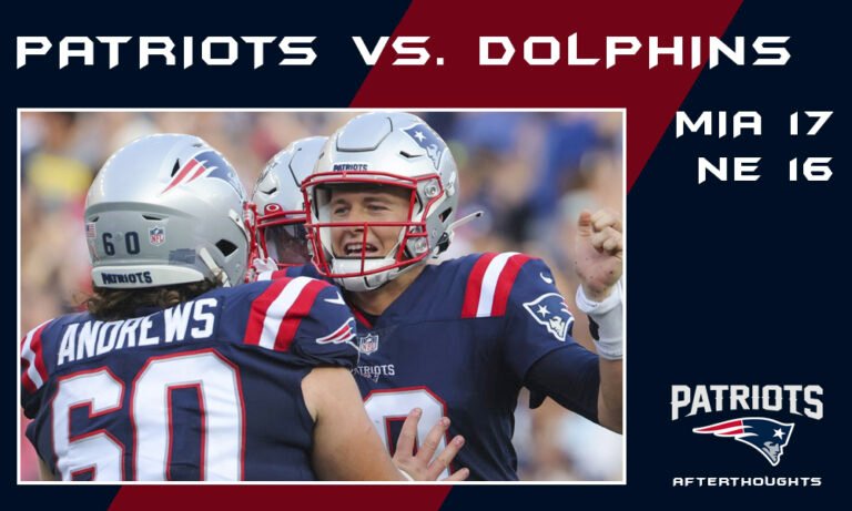 Dolphins 17 – Patriots 16