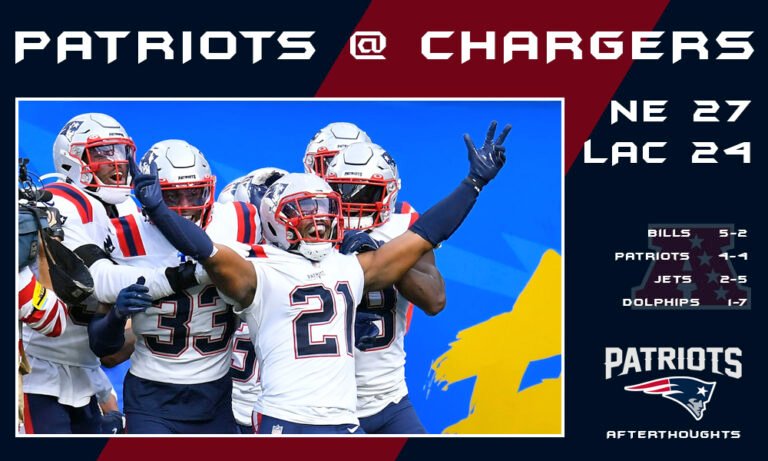 Patriots 27 – Chargers 24