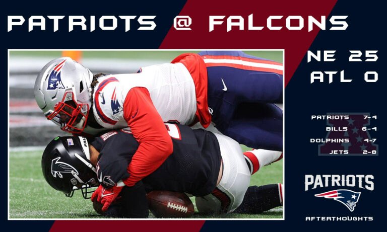 Patriots 25 – Falcons 0