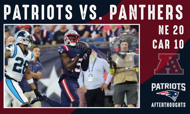 Preseason Game 2: Patriots 20 – Panthers 10