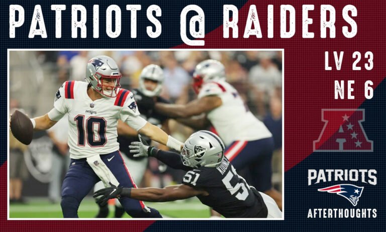 Preseason Game 3: Raiders 23 – Patriots 6