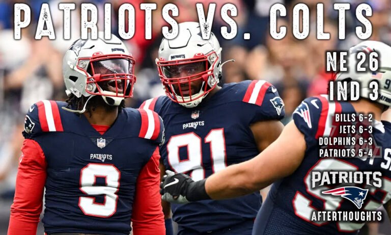 Patriots 26 – Colts 3