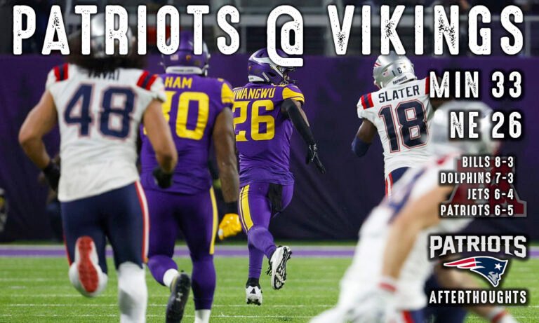 Vikings 33 – Patriots 26