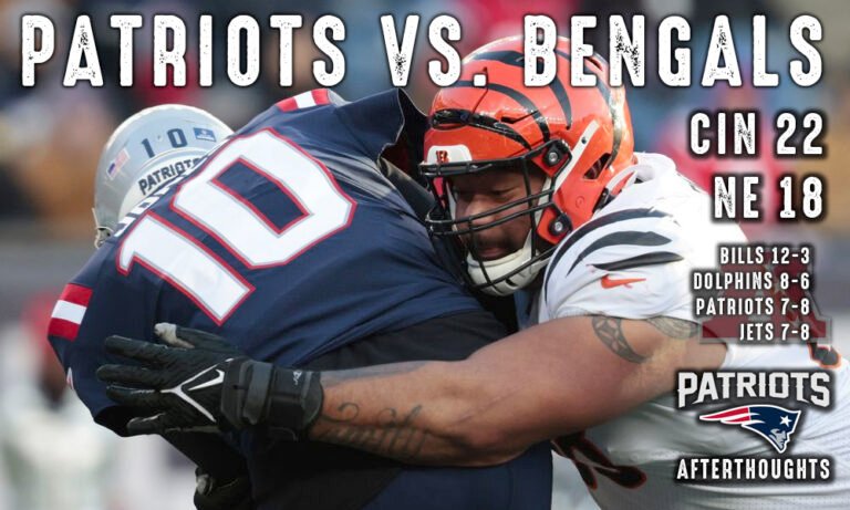 Bengals 22 – Patriots 18