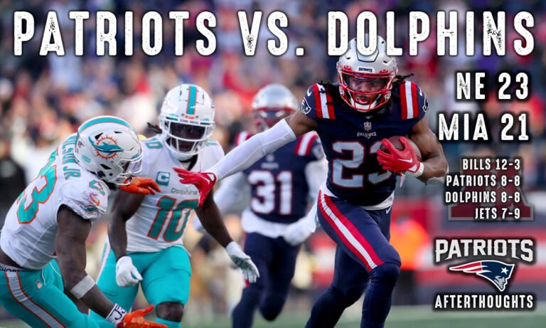 Patriots 23 – Dolphins 21