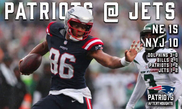 Patriots 15 – Jets 10