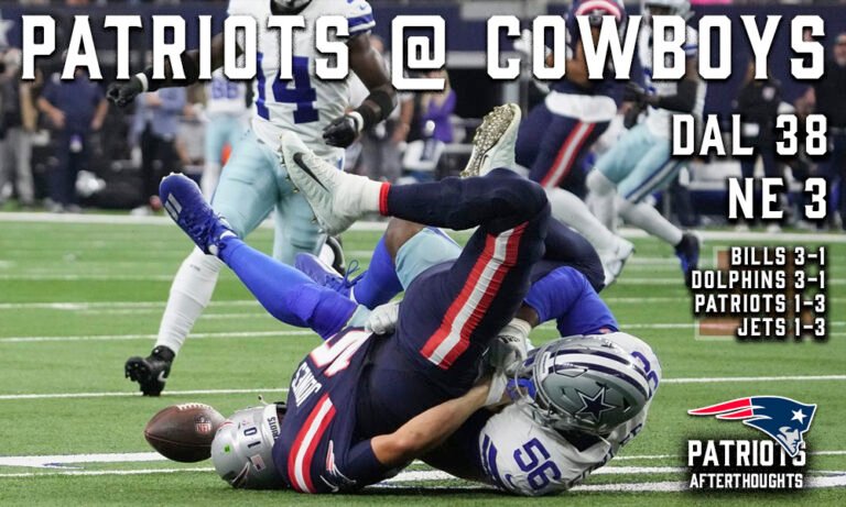 Cowboys 38 – Patriots 3