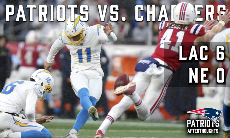 Chargers 6 – Patriots 0
