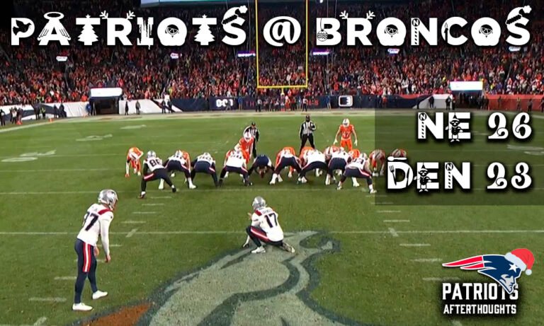 Patriots 26 – Broncos 23
