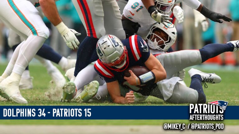 The Patriots Looked Terrible But I Still Had A Festive/Delicious Night | Dolphins 34 – Patriots 15