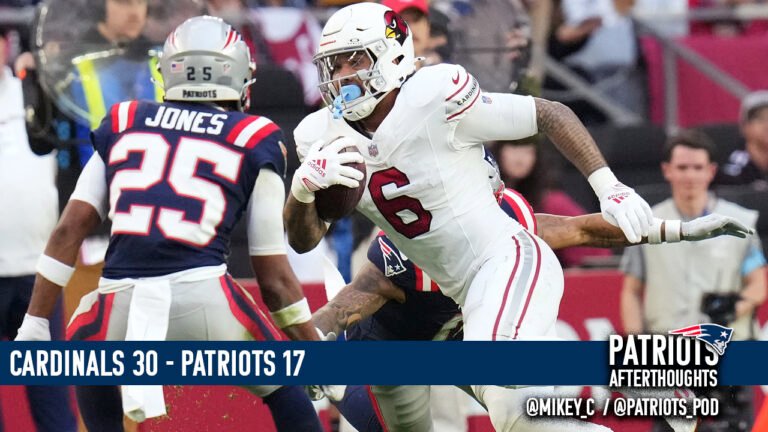 Patriots Forgot To Practice During Bye Week | Cardinals 30 – Patriots 17
