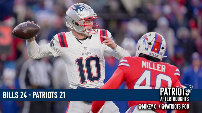 Patriots Didn’t Lose As Bad As We Thought They Would | Bills 24 – Patriots 21