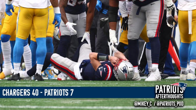 Worst, Most Pitiful Performance By The Patriots This Year! | Chargers 40 – Patriots 7
