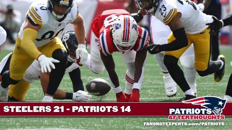 SLOPPY: Steelers 21 – Patriots 14