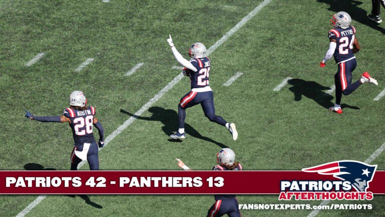 DOMINATION: Patriots 42 – Panthers 13