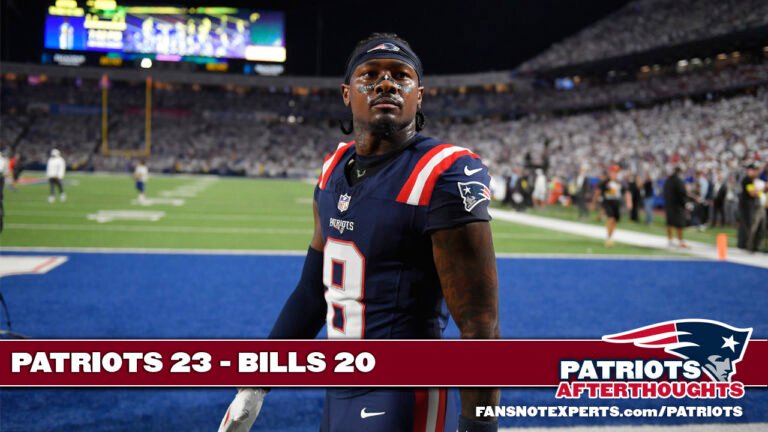BIGGEST WIN IN YEARS: Patriots 23 – Bills 20