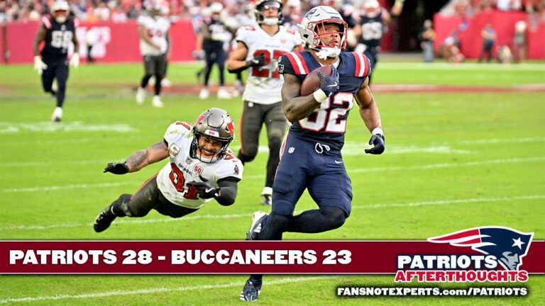 SEVEN IN A ROW! Patriots 28 – Buccaneers 23