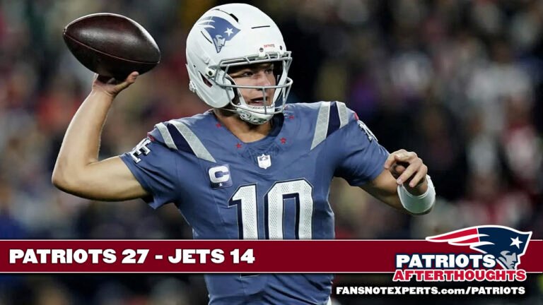 ANOTHER GAME! ANOTHER WIN! Patriots 27 – Jets 14