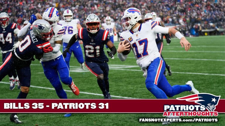 OOF. Bills 35 – Patriots 31