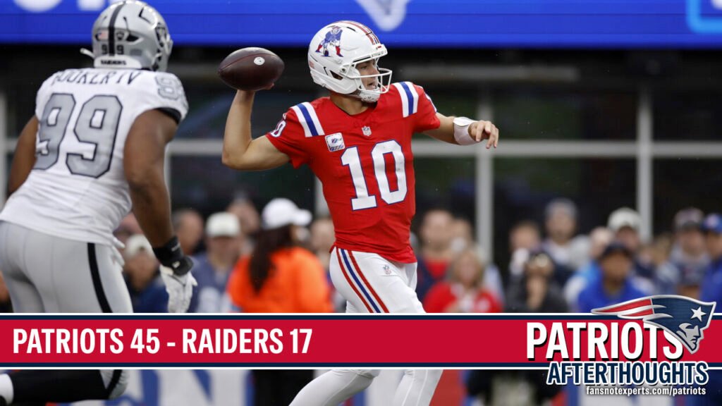 DOMINATION! Patriots 45 – Raiders 17